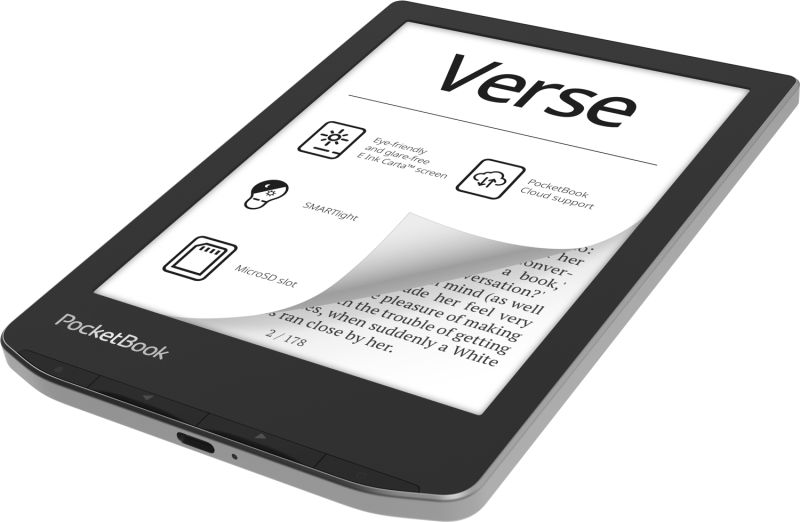 Електронна книжка PocketBook  Verse (PB629) Mist Grey (PB629-M-CIS)