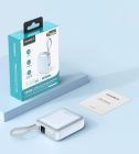 УМБ Choetech 10000mAh 35W PD3.0 USB-C In/Out, with buid-in type-C cabel  голуба (B832-LBE)
