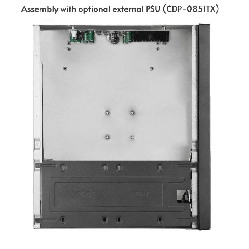 Корпус Chieftec COMPACT IX-06B-OP mATX, без БЖ, SLIM FF (IX-06B-OP)