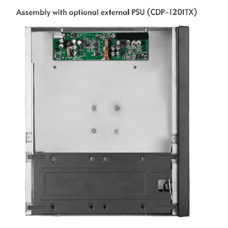Корпус Chieftec COMPACT IX-06B-OP mATX, без БЖ, SLIM FF (IX-06B-OP)