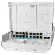Комутатор Mikrotik CRS318-1Fi-15Fr-2S-OUT, 16х10/100 Ethernet ports, 2хSFP ports (CRS318-1Fi-15Fr-2S-OUT)