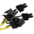 Кабель живлення для відеокарти ATX 6pin на 8pin (6+2), 50см (S0932)