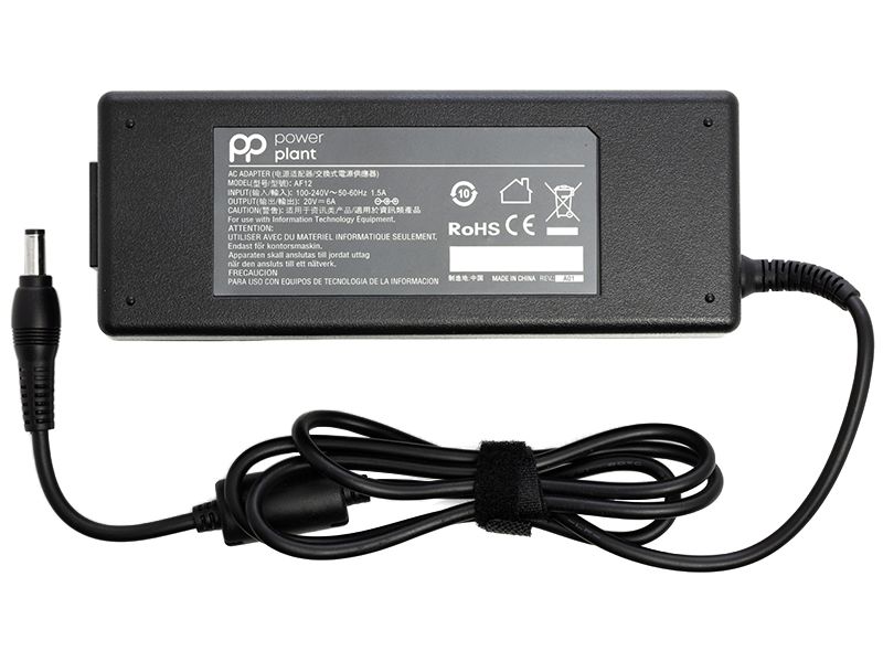 Блок живлення для ноутбуків PowerPlant ACER 220V, 20V 120W 6A (5.5*2.5) (AC120H5525)