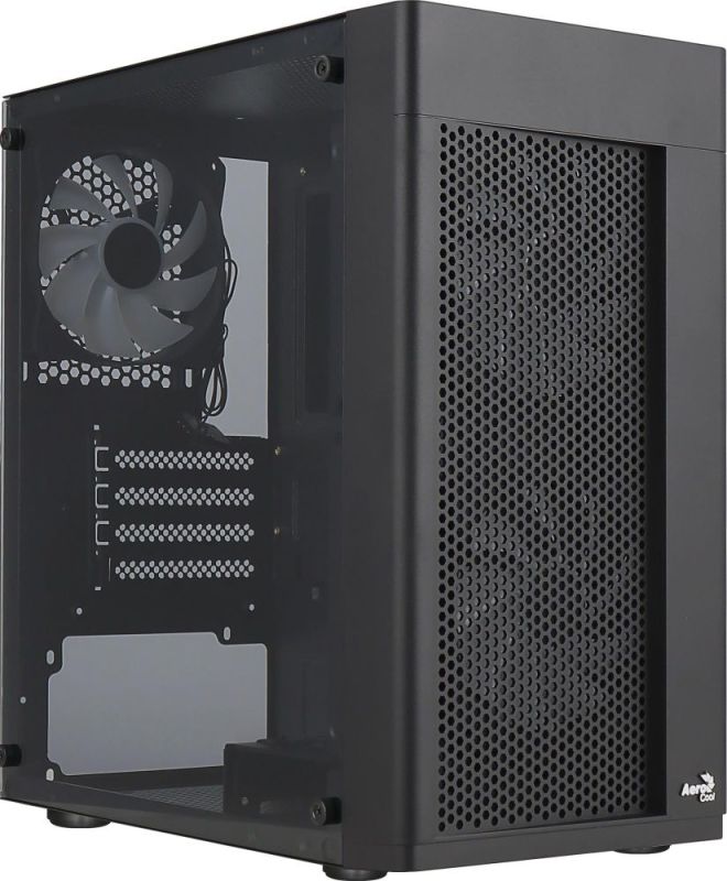 Корпус AeroCool Hexform-G-BK-v2 Black без БП (ACCS-PV38033.11)