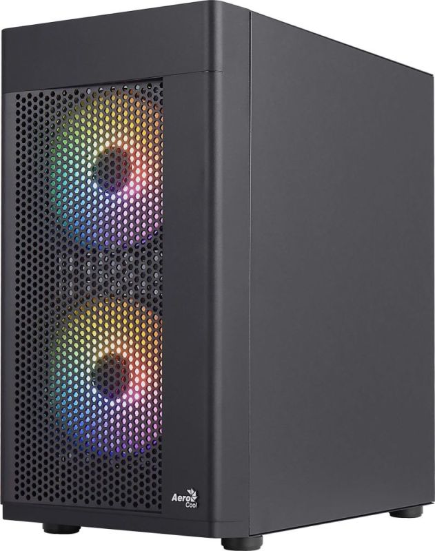 Корпус AeroCool Hexform-G-BK-v2 Black без БЖ (ACCS-PV38033.11)