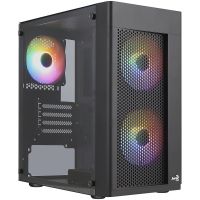 Корпус AeroCool Hexform-G-BK-v2 Black 600W (ACCX-PV38004.11)