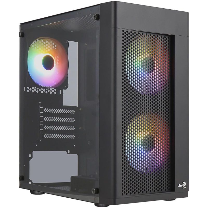 Корпус AeroCool Hexform-G-BK-v2 Black 600W (ACCX-PV38004.11)