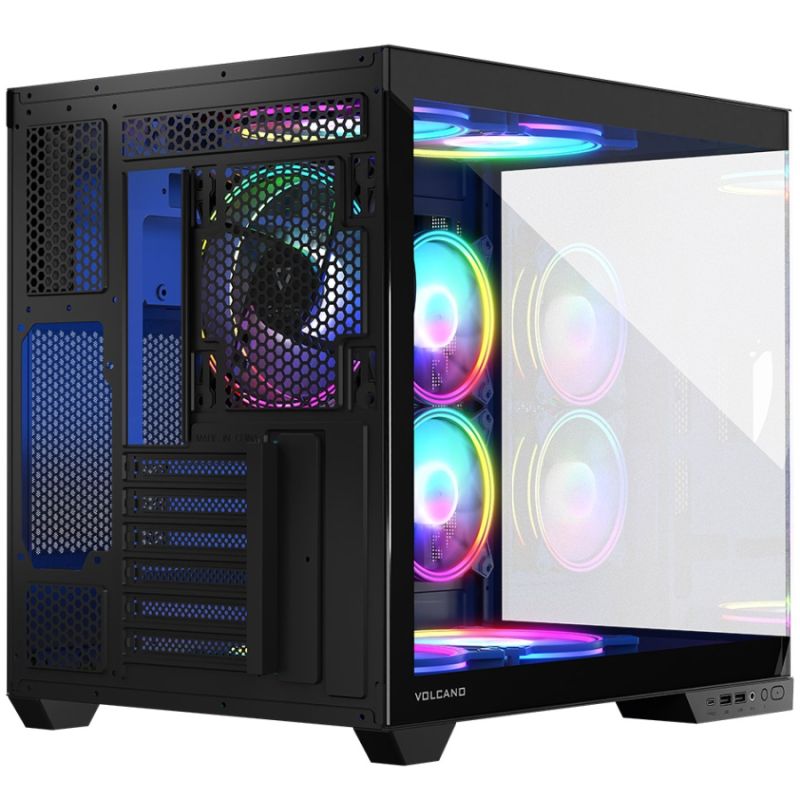 Корпус Modecom VOLCANO PANORAMA APEX ARGB 5F MIDI GREY без БЖ ATX (AT-PANORAMA-5F-ARGB-10-00)