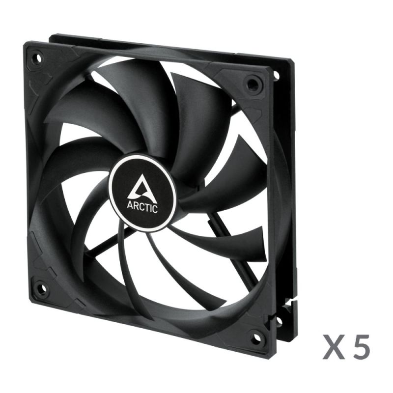 Вентилятор Arctic F12 Black - 5 Pack (ACFAN00248A)