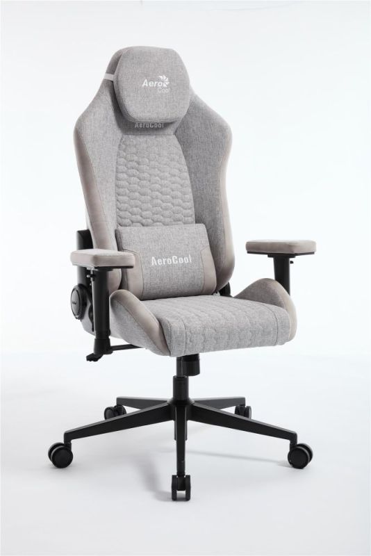 Кресло для геймеров AeroCool CROWN Loft Light Grey (ACGC-2052104.41)