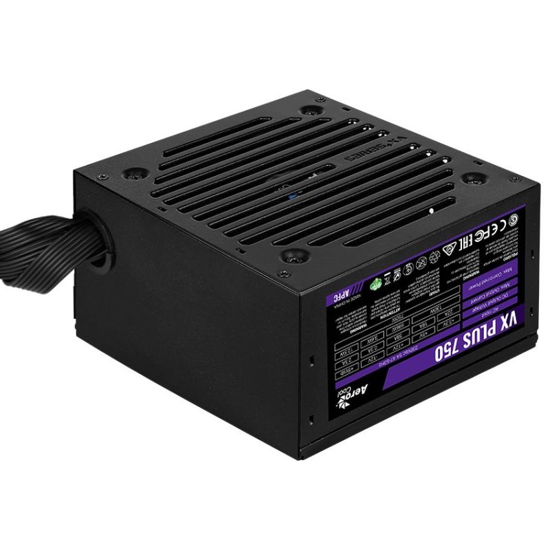 Блок живлення AeroCool VX Plus Stealth 750 750W (ACPN-VS75AEY.12)