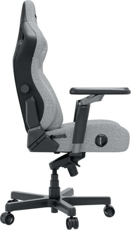 Кресло для геймеров Anda Seat Kaiser 4 V2 Size XL PVC Gray Fabric (AD12YDDC-XLL-20-G-CF-03)