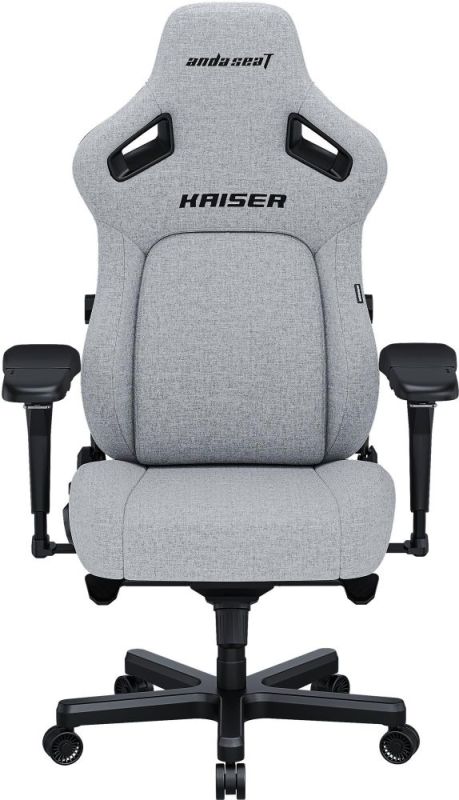 Кресло для геймеров Anda Seat Kaiser 4 Size XL Fabric Gray (AD12YDDC-XLL-20-G-CF)