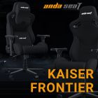 Крісло для геймерів Anda Seat Kaiser Frontier Size XL Black Fabric (AD12YXL-17-B-F-B02)