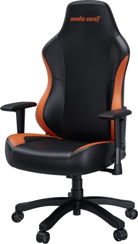 Кресло для геймеров Anda Seat Luna Size L PVC Black/Orange (AD18-48-BO-PV)