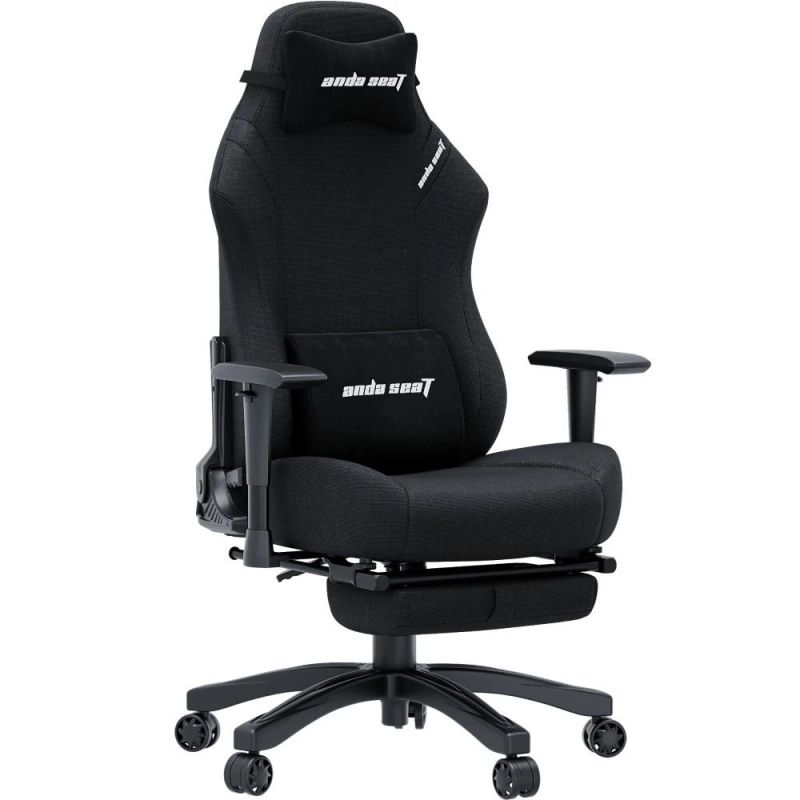 Кресло для геймеров Anda Seat Luna Pro Size L Black Fabric (AD18T-44-B-F)