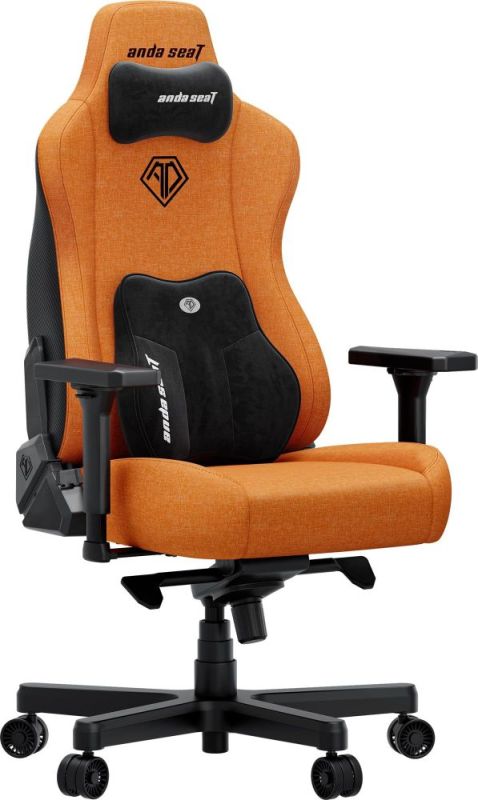 Кресло для геймеров Anda Seat Kaiser 3E XL Orange Fabric (AD23YC-XL-09-O-CF-O01)