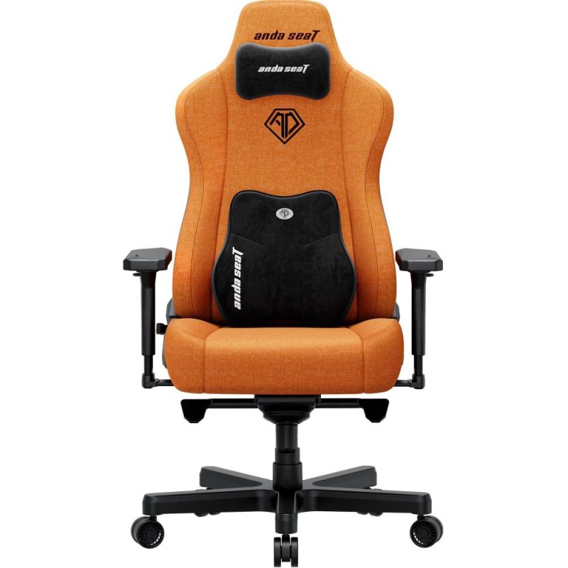Кресло для геймеров Anda Seat Kaiser 3E XL Orange Fabric (AD23YC-XL-09-O-CF-O01)