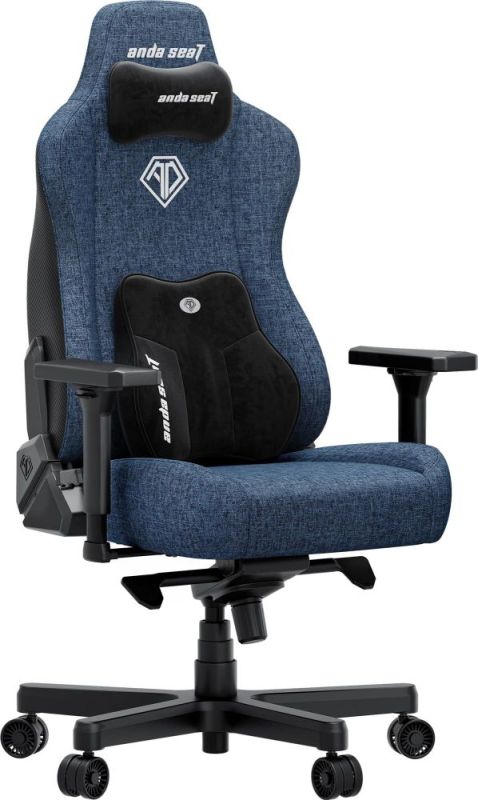 Кресло для геймеров Anda Seat Kaiser 3E XL Dark Blue Fabric (AD23YC-XL-09-S-CF-S01)