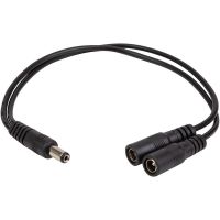 Адаптер PowerPlant DC - 2xDC (M/M), 5.5x2.1мм, Black (CA914890)