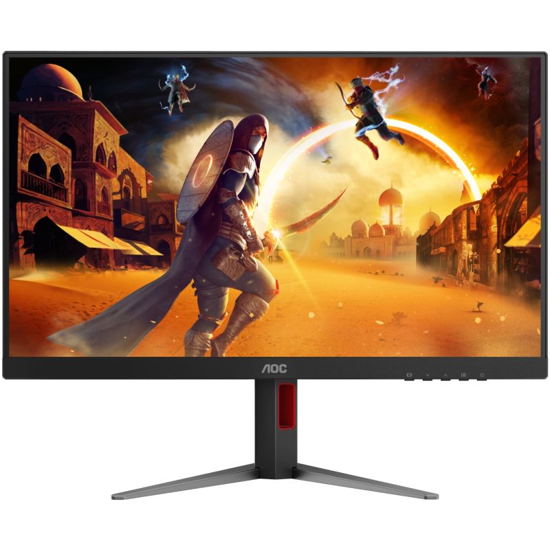 TFT 27" AOC 27G4HA, Fast IPS, 200Гц, 2хHDMI, DP, HAS, Pivot, кол., чорно-червоний (27G4HA)