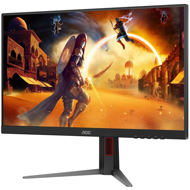 TFT 27" AOC 27G4HA, Fast IPS, 200Гц, 2хHDMI, DP, HAS, Pivot, кол., чорно-червоний (27G4HA)