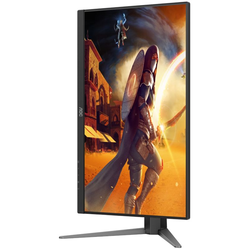 TFT 27" AOC 27G4HA, Fast IPS, 200Гц, 2хHDMI, DP, HAS, Pivot, кол., чорно-червоний (27G4HA)
