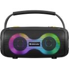 Акустична система 1.0 Defender S450, 10Вт  RGB/BT/FM/USB/TF/AUX/TWS чорна (65451)