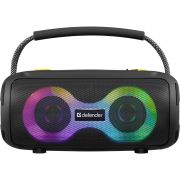 Акустична система 1.0 Defender S450, 10Вт  RGB/BT/FM/USB/TF/AUX/TWS чорна (65451)