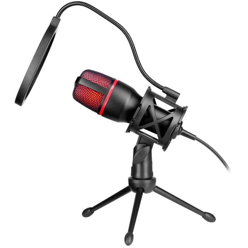 Ігровий стрім мікрофон Defender Forte GMC 300 USB, 1.5 м (64631)