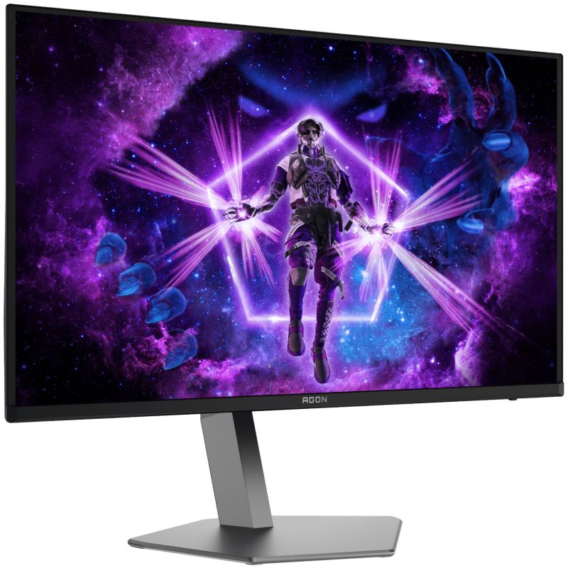 TFT 31.5" AOC AG326UD, QD-OLED, UHD 4K, 165hz, 0,03мс, HDMIx2, DP, USB-hub, HAS, Pivot,колю.,чорний (AG326UD)