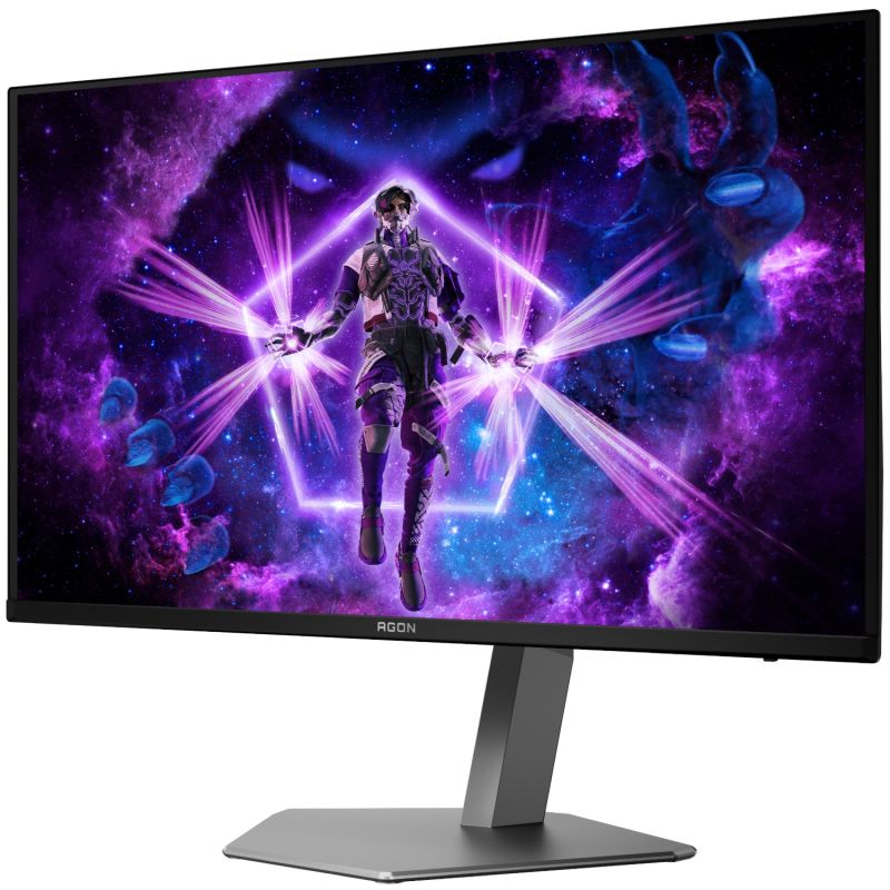 TFT 31.5" AOC AG326UD, QD-OLED, UHD 4K, 165hz, 0,03мс, HDMIx2, DP, USB-hub, HAS, Pivot,колю.,чорний (AG326UD)