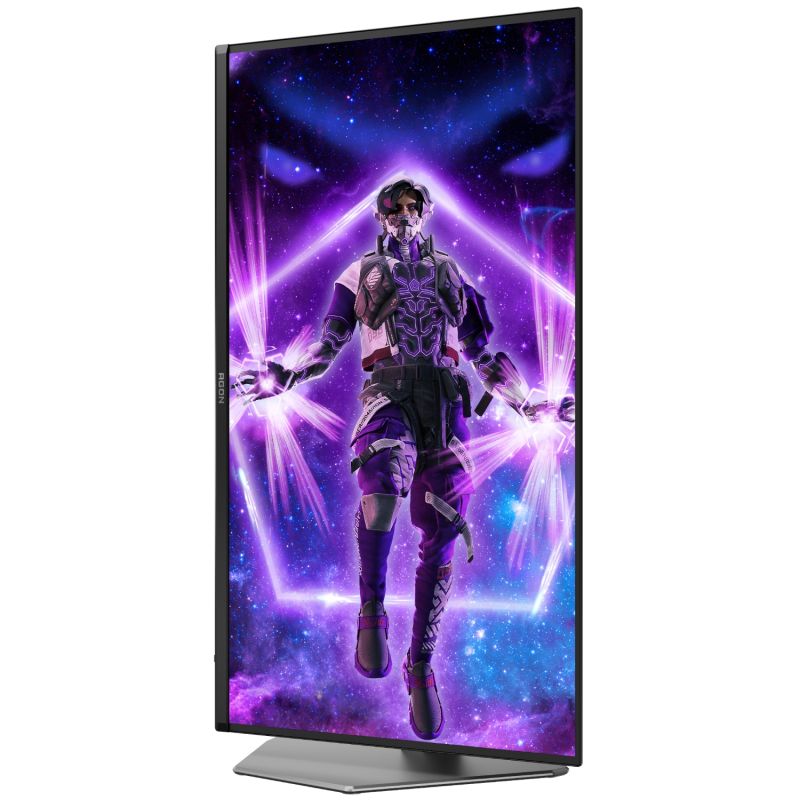 TFT 31.5" AOC AG326UD, QD-OLED, UHD 4K, 165hz, 0,03мс, HDMIx2, DP, USB-hub, HAS, Pivot,колю.,чорний (AG326UD)