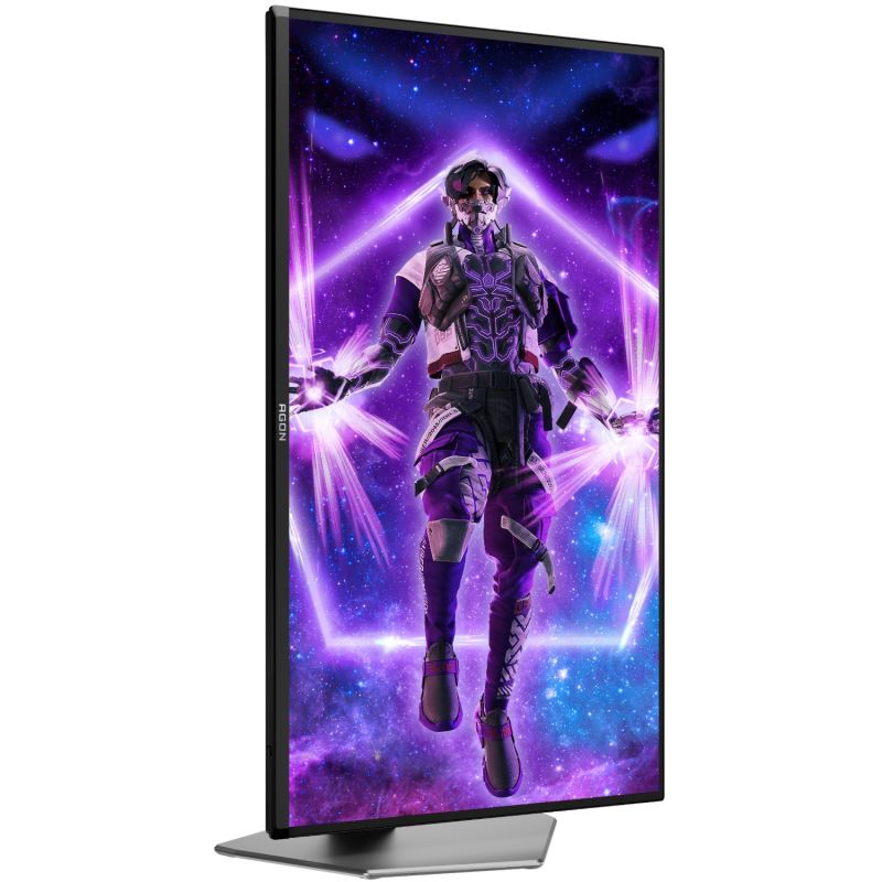 TFT 31.5" AOC AG326UD, QD-OLED, UHD 4K, 165hz, 0,03мс, HDMIx2, DP, USB-hub, HAS, Pivot,колю.,чорний (AG326UD)