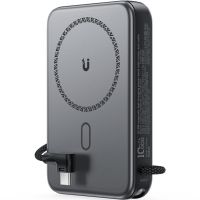 УМБ Acefast Magnetic Wireless 10000mAh 22.5W PD,QC 3.0 USB-C In/Out, QI 15W  M24 Metal Gray (6974316284871)