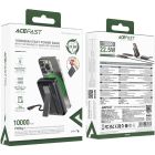 УМБ Acefast Magnetic Wireless 10000mAh 22.5W PD,QC 3.0 USB-C In/Out, QI 15W  M24 Metal Gray (6974316284871)