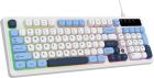 Клавиатура Ajazz AF98 Black USB-C Glacier Blue (AF98-GB)