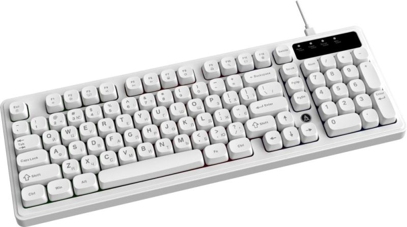 Клавиатура Ajazz AF98 Black USB-C White (AF98-W)