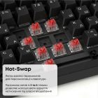 Клавіатура Ajazz AK820 Red Switch Black USB-C (AK820-R-B)