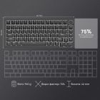Клавіатура Ajazz AK820 Red Switch Black USB-C (AK820-R-B)