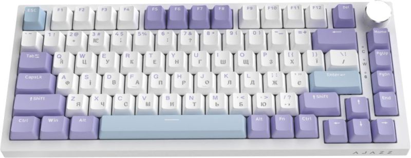 Клавіатура Ajazz AK820 Sea Salt Switch White USB-C (AK820-SS-PWB)