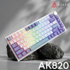 Клавіатура Ajazz AK820 Sea Salt Switch White USB-C (AK820-SS-PWB)