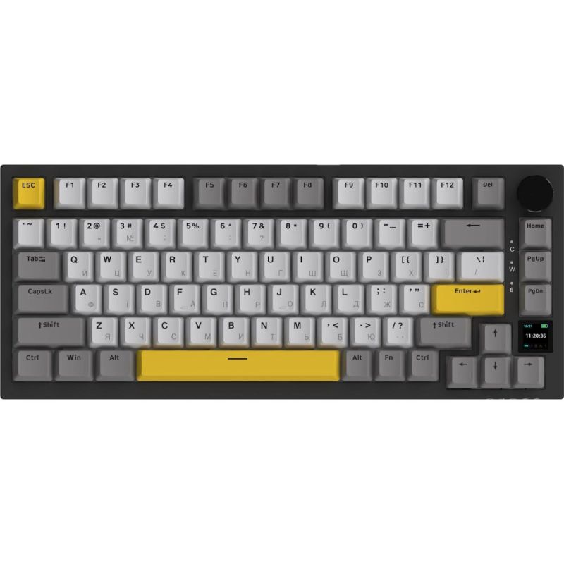 Клавиатура беспроводная Ajazz AK820 Pro Gift Switch Black (AK820PRO-G-BGY)