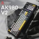 Клавиатура беспроводная Ajazz AK980 V2 Maillard Switch Black (AK980-V2-M-BGY)