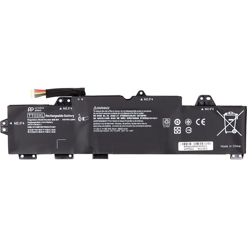 АКБ PowerPlant для ноутбука HP EliteBook 850 G5 (TT03XL) 11.55V 4850mAh (NB462131)
