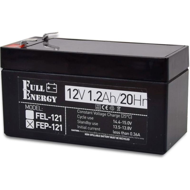 Аккумуляторная батарея Full Energy 12V 1.2AH AGM (FEP-121)