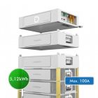 Аккумуляторная батарея модульная c подогревом Dyness Stack100 S51100 5.12KWH 51.2V 100AH (составляющая комплекта) (S51100_Heated)