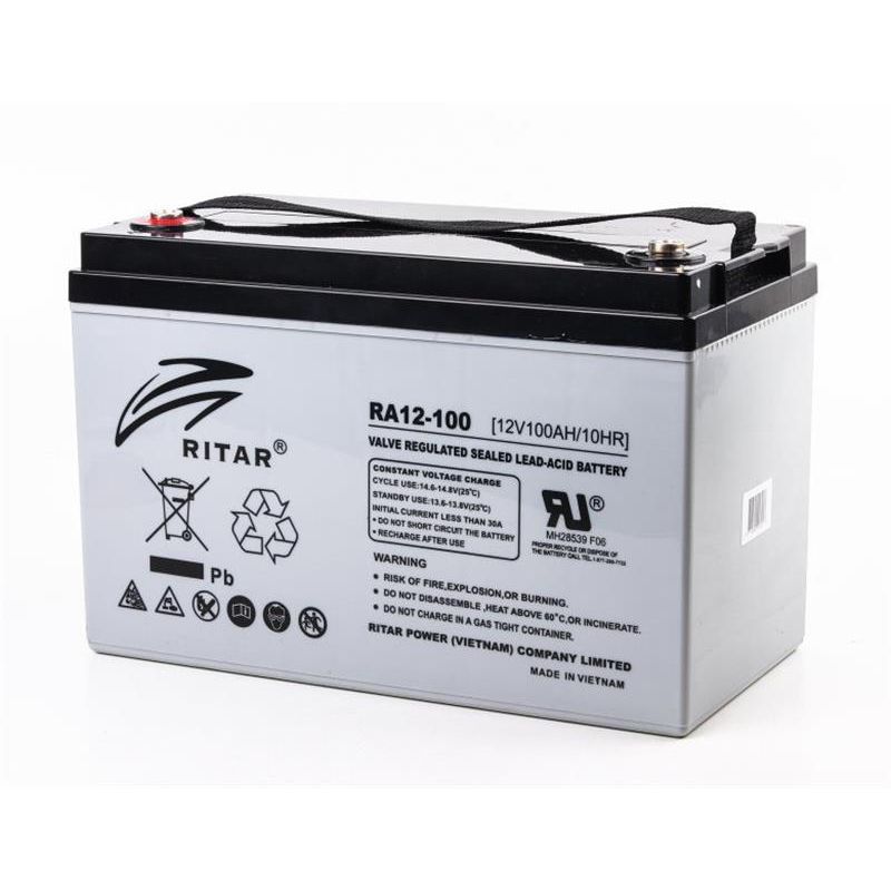 Акумуляторна батарея Ritar 12V 100AH AGM (RA12-100)