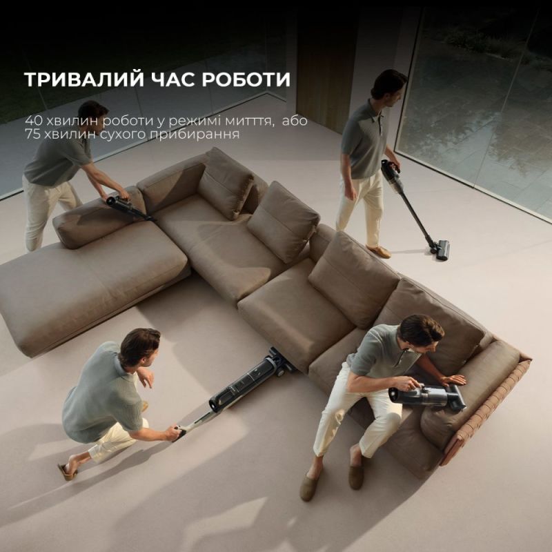 Аккумуляторный моющий пылесос Dreame H14 Dual (HHV25A)