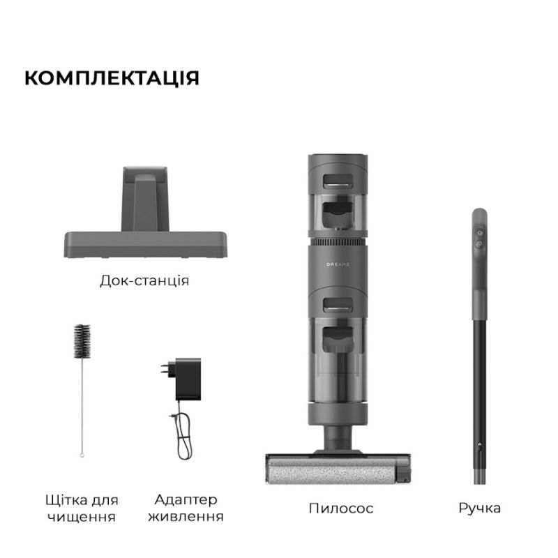 Аккумуляторный моющий пылесос Dreame Wet & Dry Vacuum Cleaner H11 Core (HHR21A)